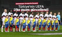 Samsunspor Avrupa'da Kazandı, Türkiye'nin UEFA ülke puanı güncellendi