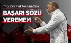 Thorsten Fink'ten taraftara: "BAŞARI SÖZÜ VEREMEM"