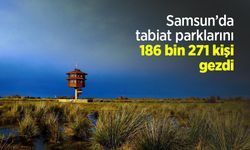 Samsun’da tabiat parklarını 186 bin 271 kişi gezdi
