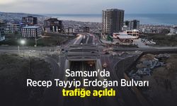 Samsun'da Recep Tayyip Erdoğan Bulvarı trafiğe açıldı
