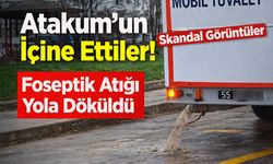 Atakum’un İçine Ettiler!  Skandal Görüntüler Foseptik Atığı Yola Döküldü.