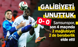 GALİBİYETİ UNUTTUK 0-0
