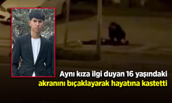 Aynı kıza ilgi duyan 16 yaşındaki akranını bıçaklayarak hayatına kastetti.
