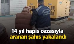 14 yıl hapis cezasıyla aranan şahıs yakalandı