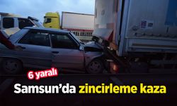 Samsun’da zincirleme kaza: 6 yaralı