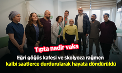 Tıpta nadir vaka: Eğri göğüs kafesi ve skolyoza rağmen kalbi saatlerce durdurularak hayata döndürüldü