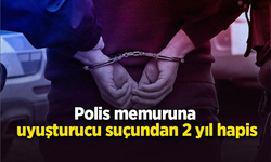 Polis memuruna uyuşturucu suçundan 2 yıl hapis