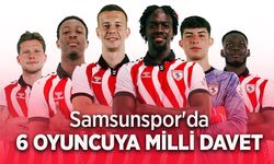 Samsunspor'da 6 Oyuncuya  Milli Davet