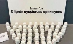 Samsun’da 3 ilçede uyuşturucu operasyonu
