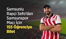 Samsunlu Rapçi Sefo’dan Samsunspor Maçı İçin 155 Öğrenciye Bilet