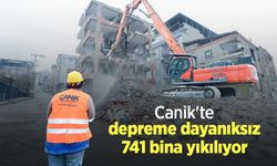 Canik'te depreme dayanıksız 741 bina yıkılıyor