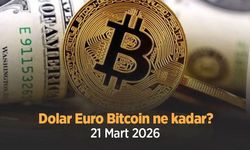 Dolar Euro Bitcoin ne kadar 21 Mart 2026