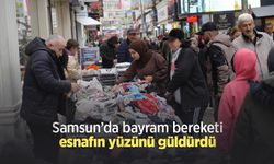 Samsun’da bayram bereketi esnafın yüzünü güldürdü