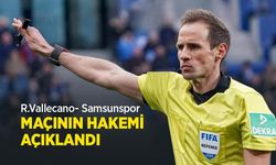 R.Vallecano- Samsunspor maçının HAKEMİ AÇIKLANDI