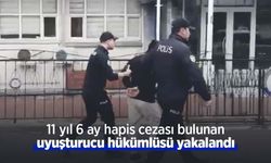 11 yıl 6 ay hapis cezası bulunan uyuşturucu hükümlüsü yakalandı