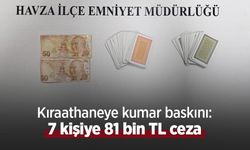 Kıraathaneye kumar baskını: 7 kişiye 81 bin TL ceza