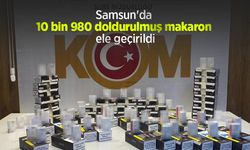 Samsun'da 10 bin 980 doldurulmuş makaron ele geçirildi