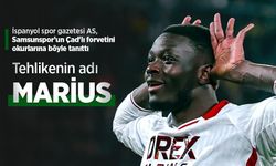 İspanyol spor gazetesi AS, Samsunspor’un Çad'lı forvetini okurlarına böyle tanıttı: "Tehlikenin Adı MARİUS"