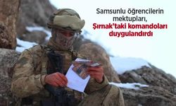 Samsunlu öğrencilerin mektupları, Şırnak’taki komandoları duygulandırdı
