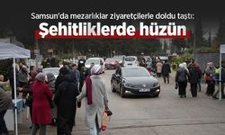 Samsun'da mezarlıklar ziyaretçilerle doldu taştı: Şehitliklerde hüzün