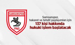 Samsunspor, hakaret ve tehdit paylaşımları için 137 kişi hakkında hukuki işlem başlatacak