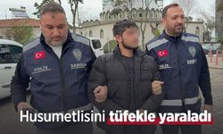 Husumetlisini tüfekle yaraladı