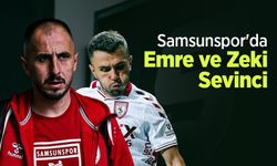 Samsunspor'da Emre ve Zeki Sevinci