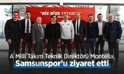 A Milli Takım Teknik Direktörü Montella, Samsunspor’u ziyaret etti