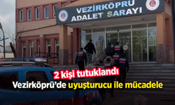 Vezirköprü’de uyuşturucu ile mücadele: 2 kişi tutuklandı