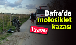 Bafra'da motosiklet kazası: 1 yaralı