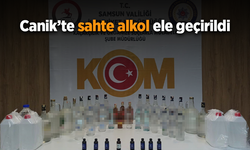 Canik’te sahte alkol ele geçirildi