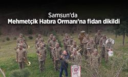 Samsun'da Mehmetçik Hatıra Ormanı’na fidan dikildi