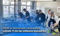 İŞKUR'un Samsun'daki çalışmalarıyla yaklaşık 75 bin kişi istihdama kazandırıldı