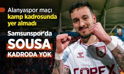 Samsunspor'da  SOUSA KADRODA YOK