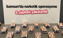 Samsun’da narkotik operasyonu: 8 şüpheli yakalandı