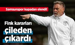 Samsunspor kupadan elendi! Fink kararları çileden çıkardı