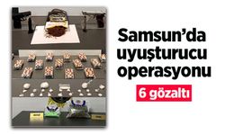 Samsun’da uyuşturucu operasyonu: 6 gözaltı