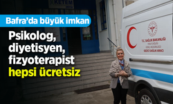 Psikolog, diyetisyen, fizyoterapist hepsi ücretsiz: Bafra’da büyük imkan