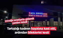 Tartıştığı kadının hayatına kast etti, ardından bileklerini kesti