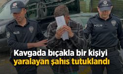 Kavgada bıçakla bir kişiyi yaralayan şahıs tutuklandı