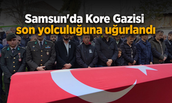 Samsun'da Kore Gazisi son yolculuğuna uğurlandı