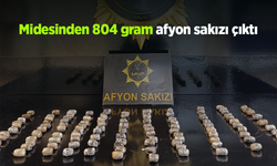 Midesinden 804 gram afyon sakızı çıktı