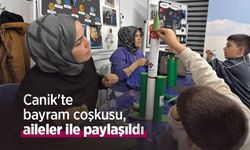 Canik'te bayram coşkusu, aileler ile paylaşıldı