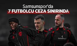 Samsunspor'da 7 FUTBOLCU CEZA SINIRINDA