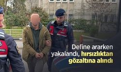 Define ararken yakalandı, hırsızlıktan gözaltına alındı