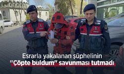 Esrarla yakalanan şüphelinin "Çöpte buldum" savunması tutmadı