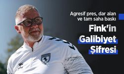 Agresif pres, dar alan ve tam saha baskı, Fink'in Galibiyet Şifresi