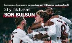 Samsunspor, Konyaspor'u sahasında en son 1991 yılında mağlup etmişti, 21 YILLIK HASRET SON BULSUN