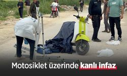 Motosiklet üzerinde kanlı infaz