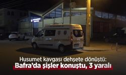 Husumet kavgası dehşete dönüştü: Bafra’da şişler konuştu, 3 yaralı